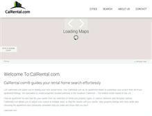 Tablet Screenshot of calrental.com